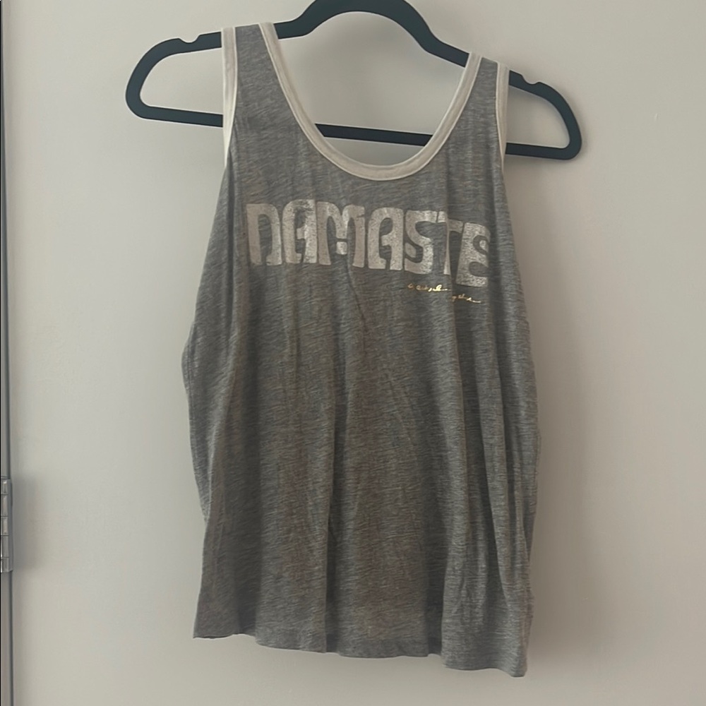 Spiritual Gangster Charcoal Namaste Tank Top